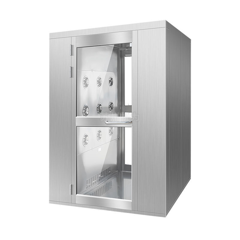 不锈钢双人双吹风淋室